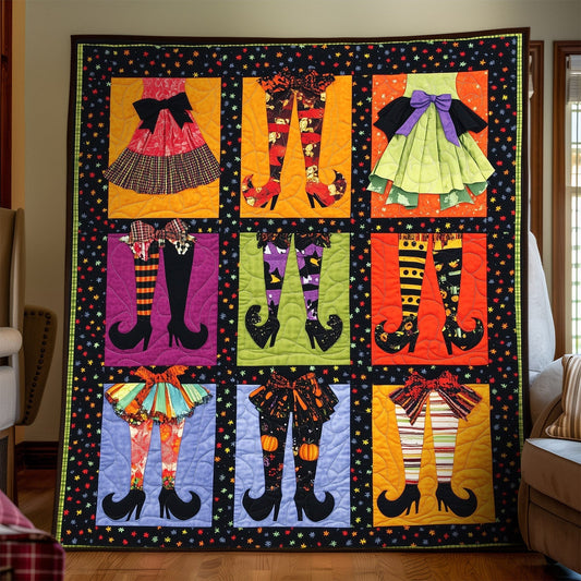 Spooky Legs Quilted Blanket NCU0TH1536