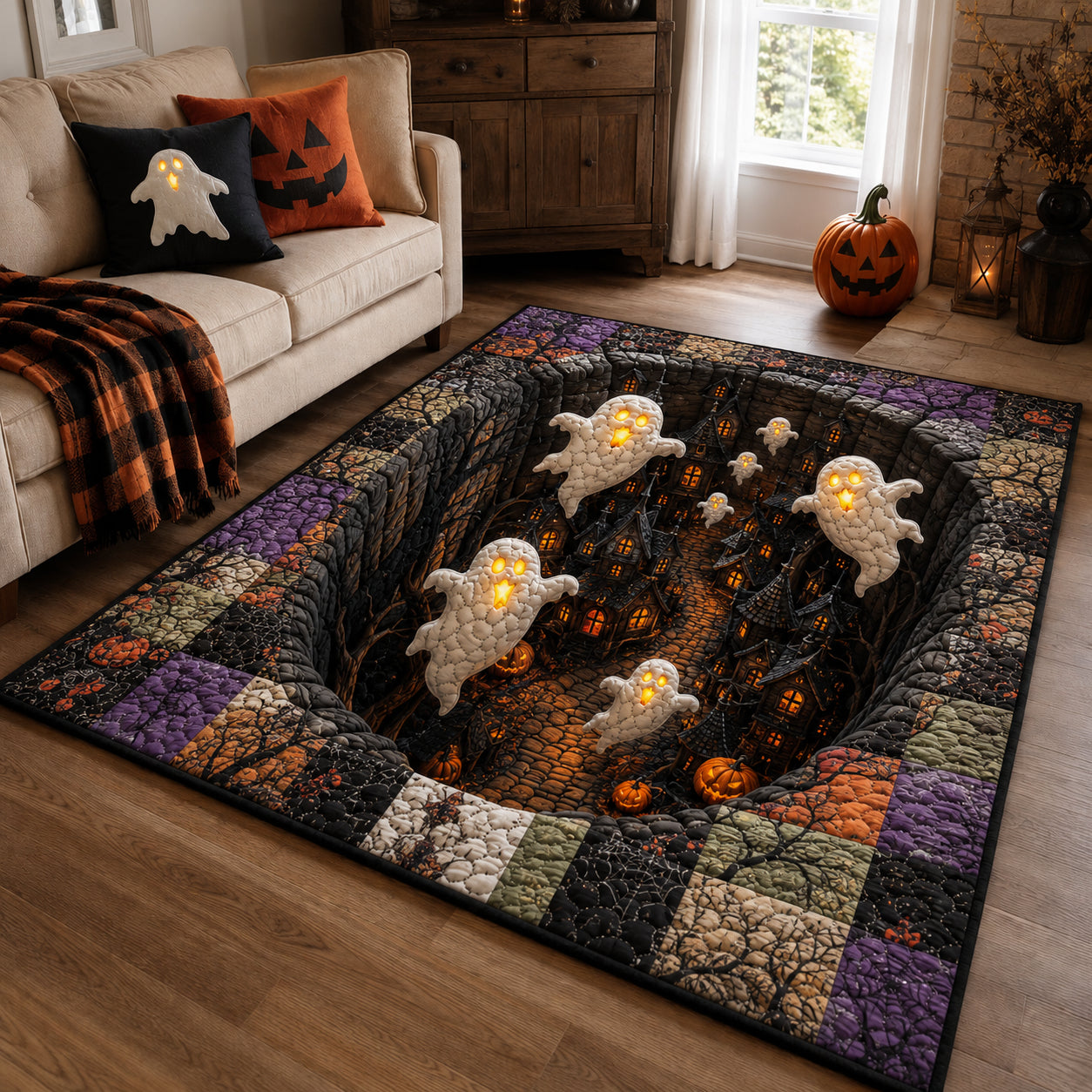 Spooky Night Area Rug NCU0DV2365