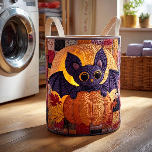 Spooky Night Quilted Laundry Basket NCU0NTD098
