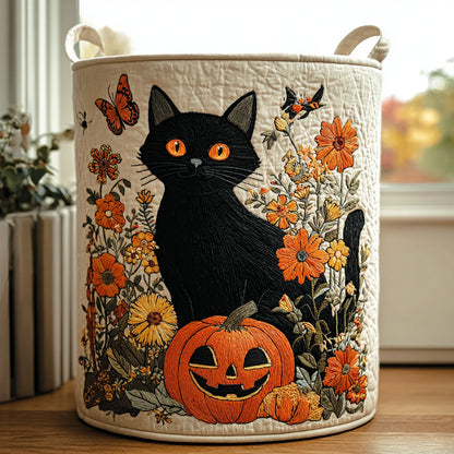 Spooky Paws Quilted Laundry Basket NCU0PVL522