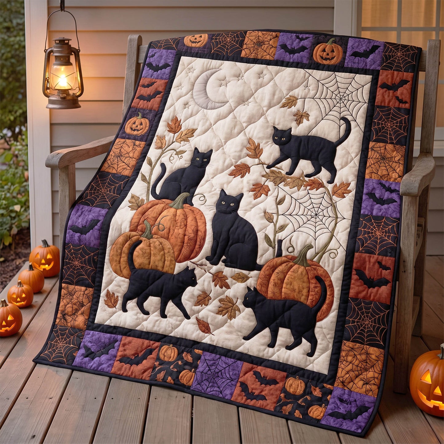 Spooky Season Quilted Blanket NCU0NTD2050