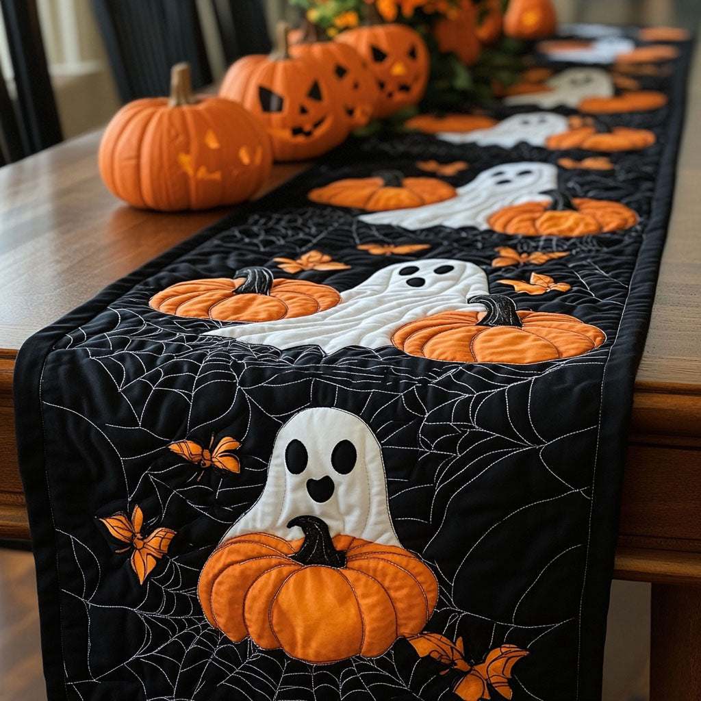 Spooky Spellcaster Quilted Table Runner NCU0PT789