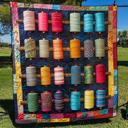 Spools of Color Quilted Blanket NCU0TH1288