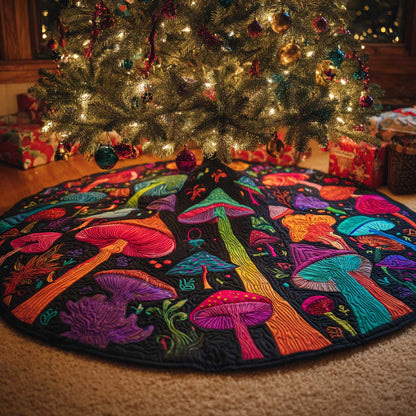 Spore and Soil Christmas Quilted Tree Skirt NCU0NNT2388