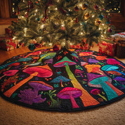 Spore and Soil Christmas Quilted Tree Skirt NCU0NNT2388