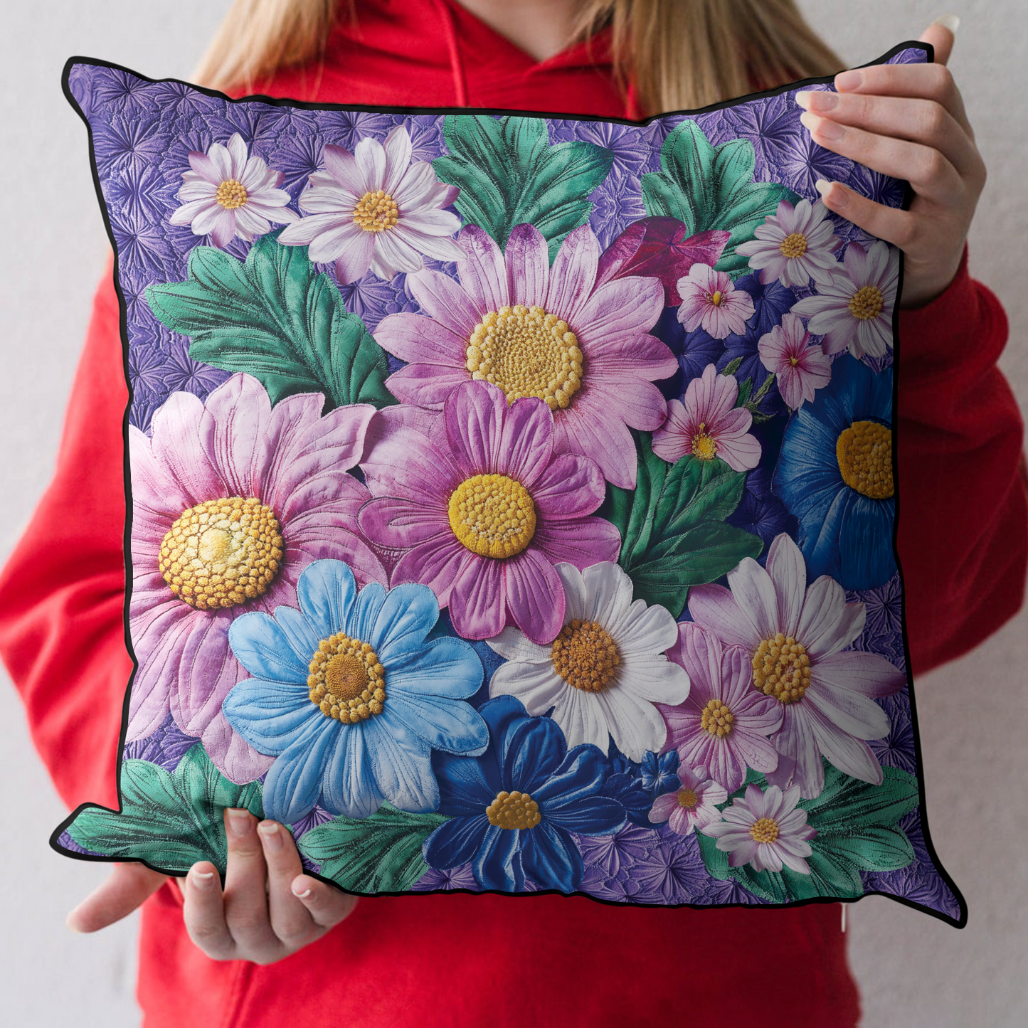 Spring Blossom Quilted Pillow Case NCU0DDK394