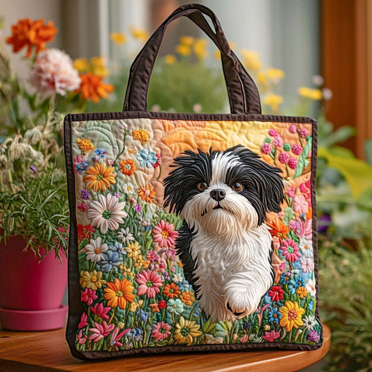 Spring Meadow Quilted Tote Bag NCU0NXD710