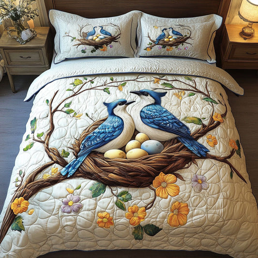 Spring Nest Jays Duvet Cover Set NCU0NNT438