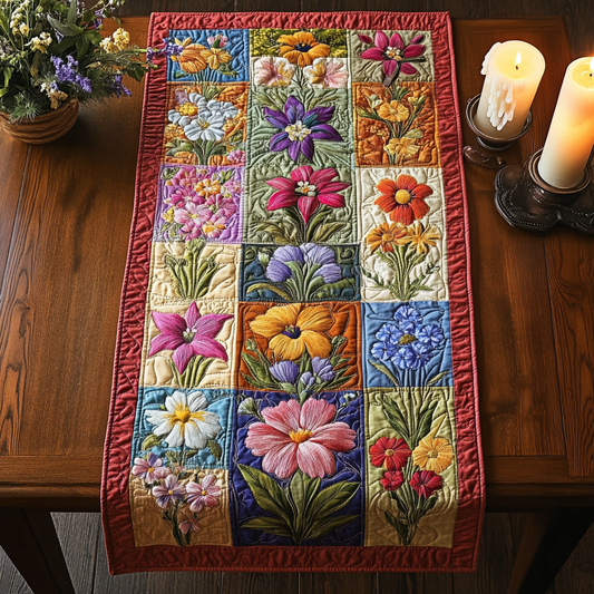 Spring Whisper Quilted Table Runner NCU0NVH914