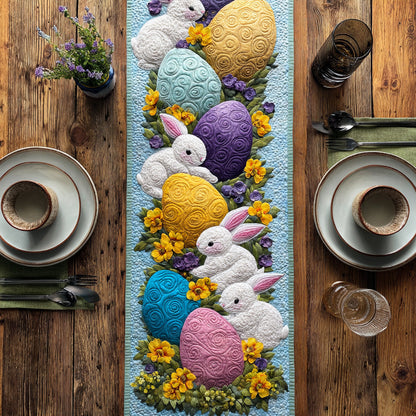 Springtime Bunny Quilted Table Runner NCU0HNH340