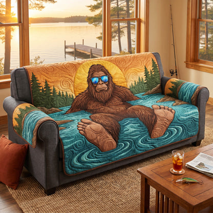 Squatch Splash Time Quilted Sofa Cover NCU0NTD2023