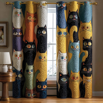 Stacked Whiskers Crew Quilted Curtains NCU0TH3812