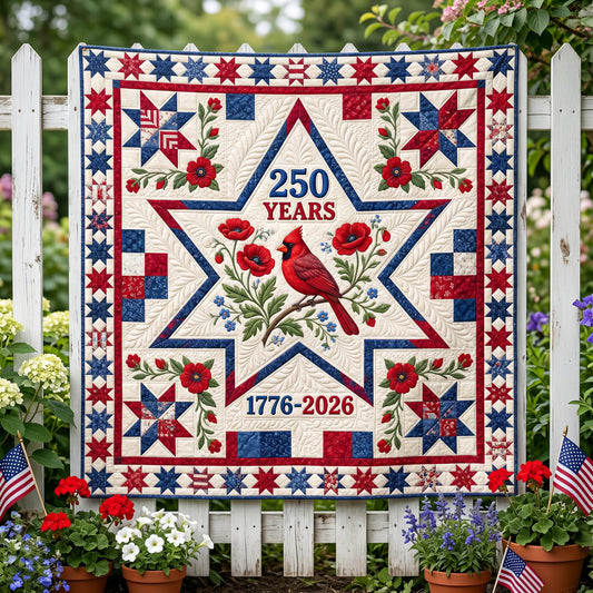 Star Cardinal Quilted Blanket NCU0NTD1890