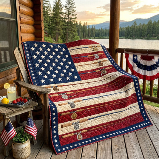 Star Fishing Quilted Blanket NCU0HNH1098