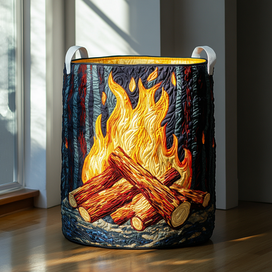 Star Flame Quilted Laundry Basket NCU0DDK877
