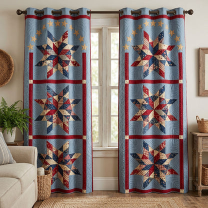 Star Glory Quilted Curtains NCU0NTD1776
