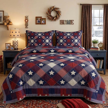 Star Harbor 3-Piece Quilted Bedding Set NCU0DQQ0618