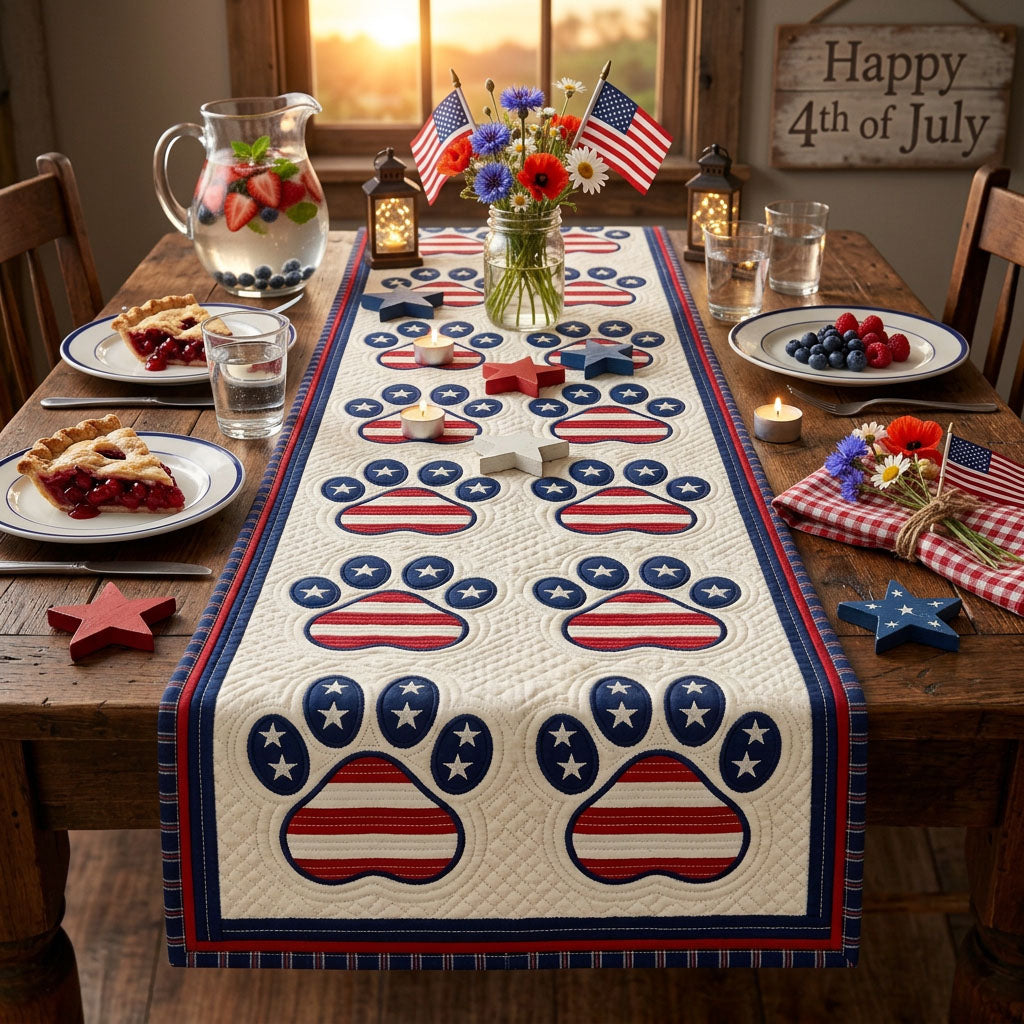 Star Heritage Quilted Table Runner NCU0NTD1746