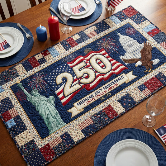 Star Jubilee Quilted Table Runner NCU0NTV1059