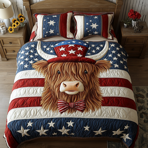 Star Spangled Moo Duvet Cover Set NCU0NVH570