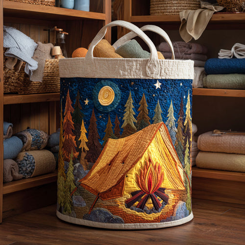 Star Tent Quilted Laundry Basket NCU0NTV212