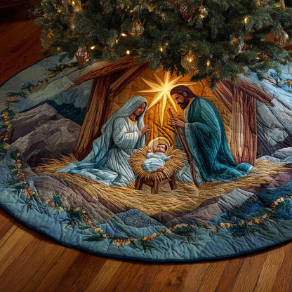 Nativity Quilted Tree Skirt NCU0QN066