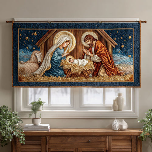 Star of Bethlehem Quilted Valance NCU0NTV468