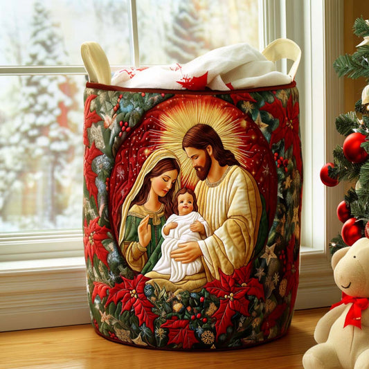 Star of Hope Quilted Laundry Basket NCU0NNT1628