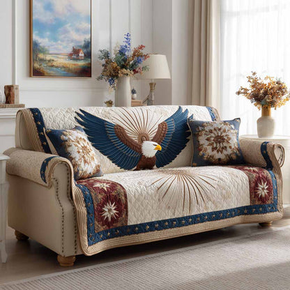 Starbound Spirit Quilted Sofa Cover NCU0NXD1579