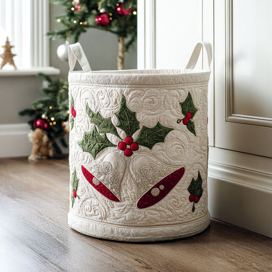 Starlight Bells Quilted Laundry Basket NCU0PTT1342