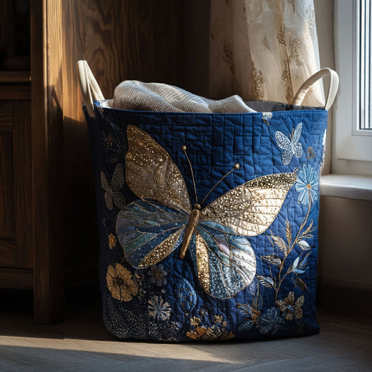 Starlight Wings Quilted Laundry Basket NCU0PTT2593