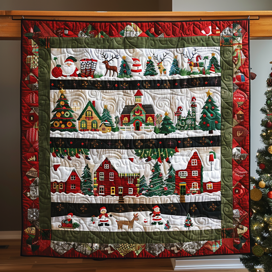 Starlit Santa Quilted Blanket NCU0NT088