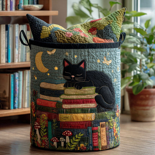 Starlit Bookland Quilted Laundry Basket NCU0PTT2400