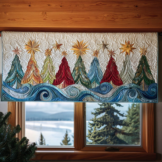Starlit Grove Quilted Valance NCU0PVL727