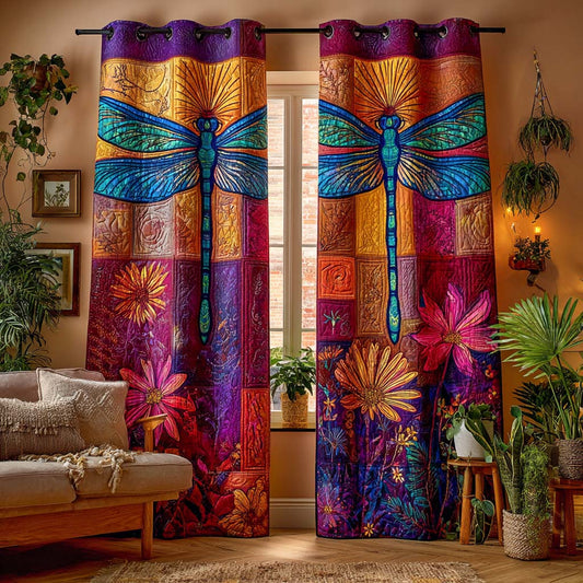 Starlit Pond Whispers Quilted Curtains NCU0NXD870