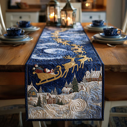 Starlit Sleigh Ride Quilted Table Runner NCU0NTV339