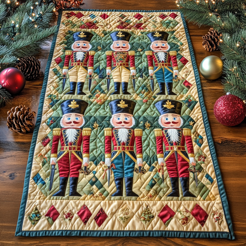 Starlit Snowfall Quilted Table Runner NCU0DK1225