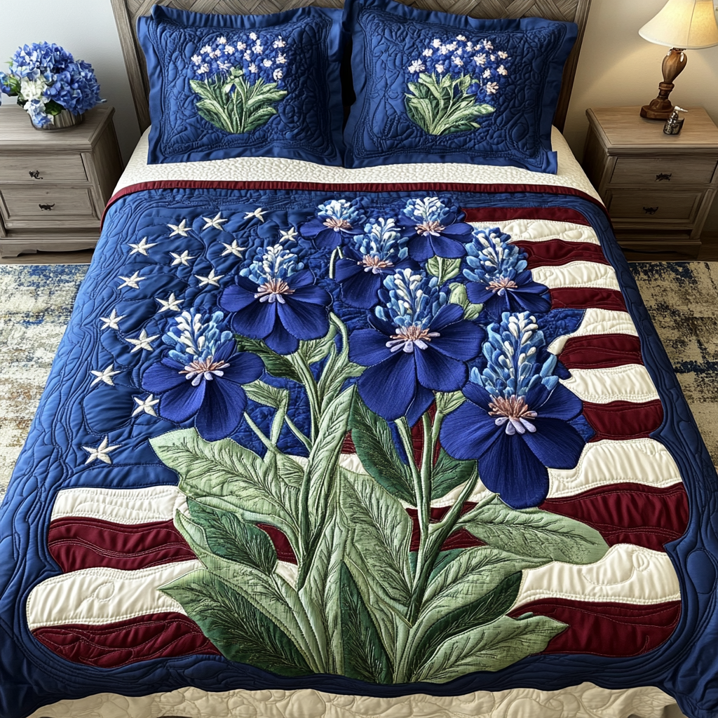 Starry Blooms Duvet Cover Set NCU0NVH627