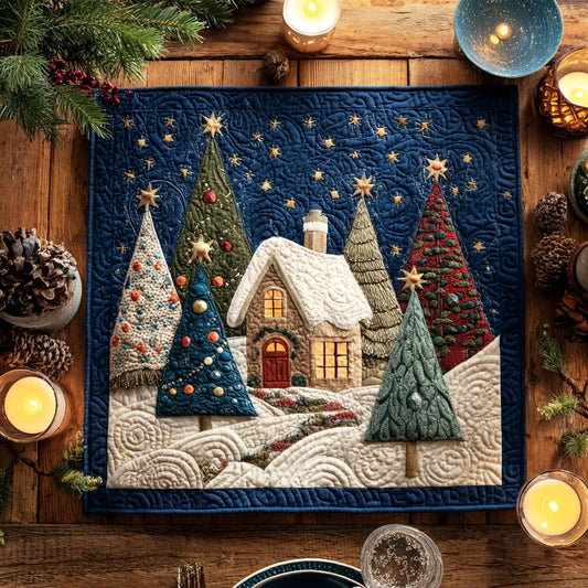 Starry Eve Quilted Table Topper NCU0NTV154
