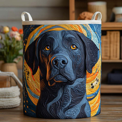 Starry Gaze Quilted Laundry Basket NCU0NXD731