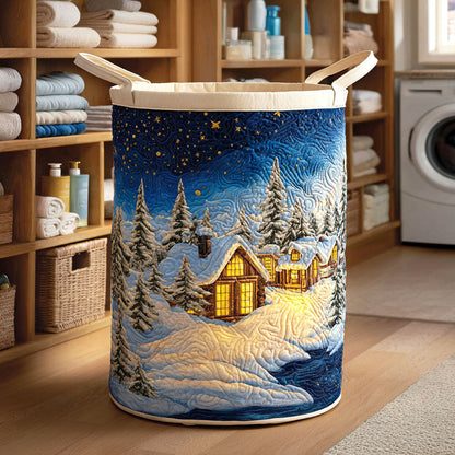 Starry Night Quilted Laundry Basket NCU0NTV588