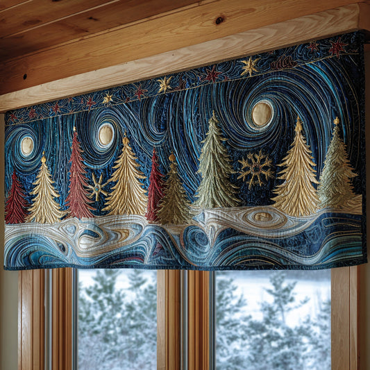 Starry Pines Quilted Valance NCU0PVL723