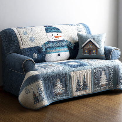 Starry Snow Eve Quilted Sofa Cover NCU0NTD921