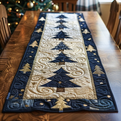 Starry Woods Quilted Table Runner NCU0NTV322