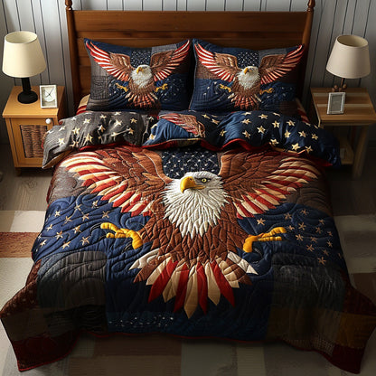 Stars Ascend 3-Piece Quilted Bedding Set NCU0DV510