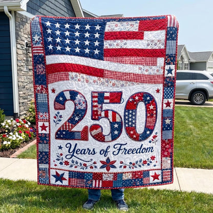 Stars and Honor Quilted Blanket NCU0DV2173