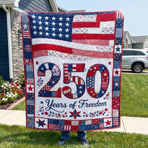 Stars and Honor Quilted Blanket NCU0DV2173