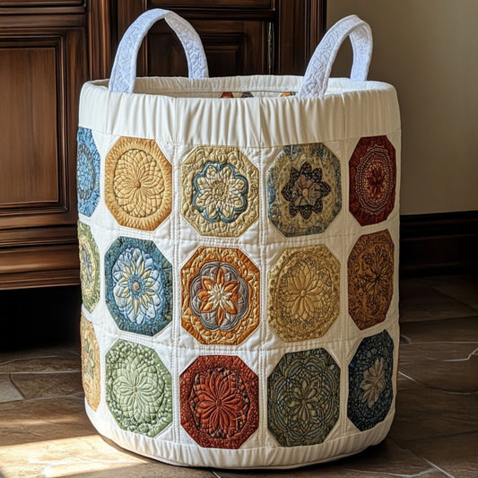 Starseed Spiral Quilted Laundry Basket NCU0PTT753