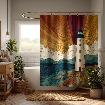 Steady Light Shower Curtain NCU0DV1948