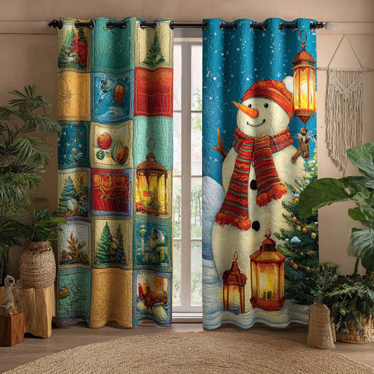 Stocking Surprise Quilted Curtains NCU0NXD895